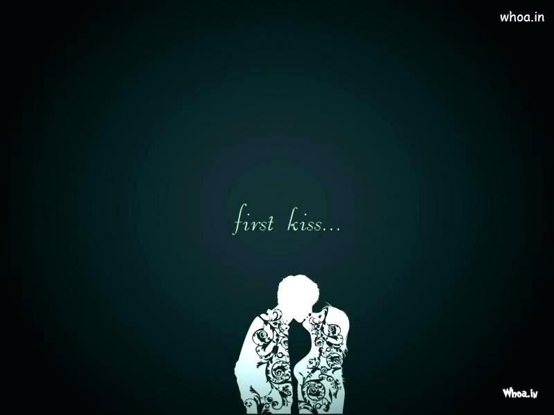 First Kiss - HD Wallpaper 