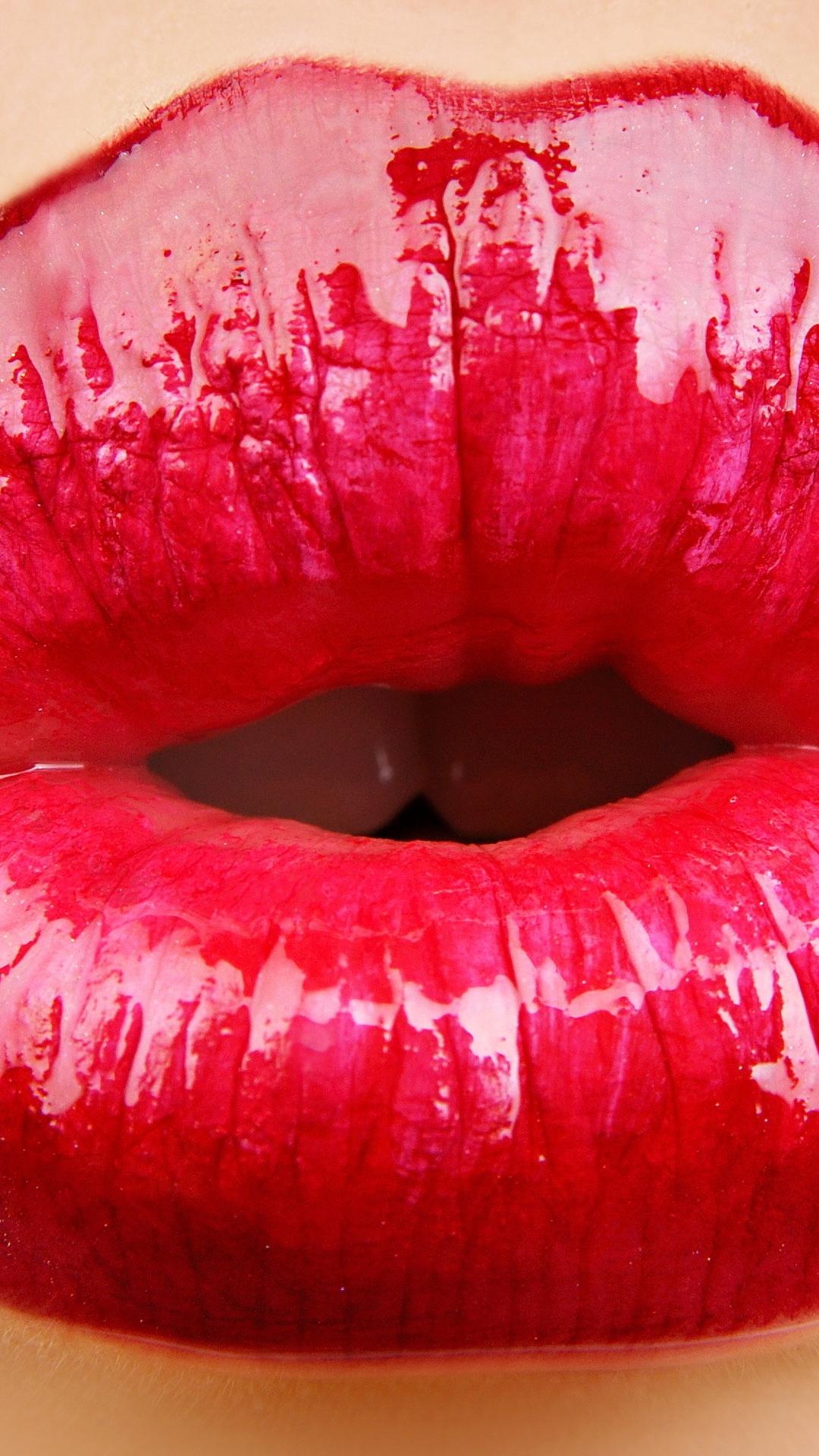Wallpaper Lips, Girl, Lipstick, Kiss - Red Lips Transparent Background - HD Wallpaper 