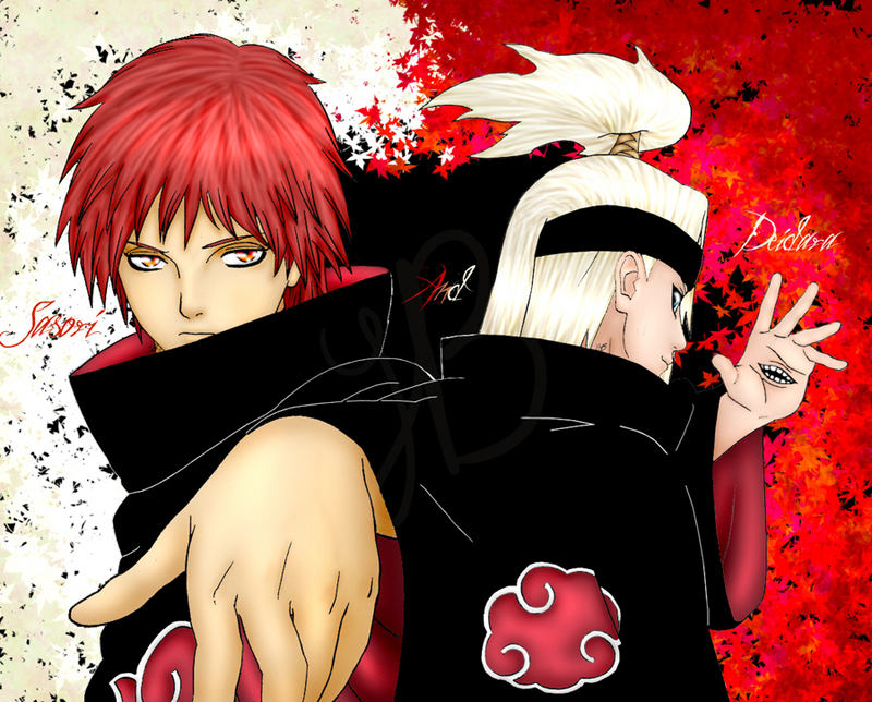 Sasori And Deidara Art - HD Wallpaper 