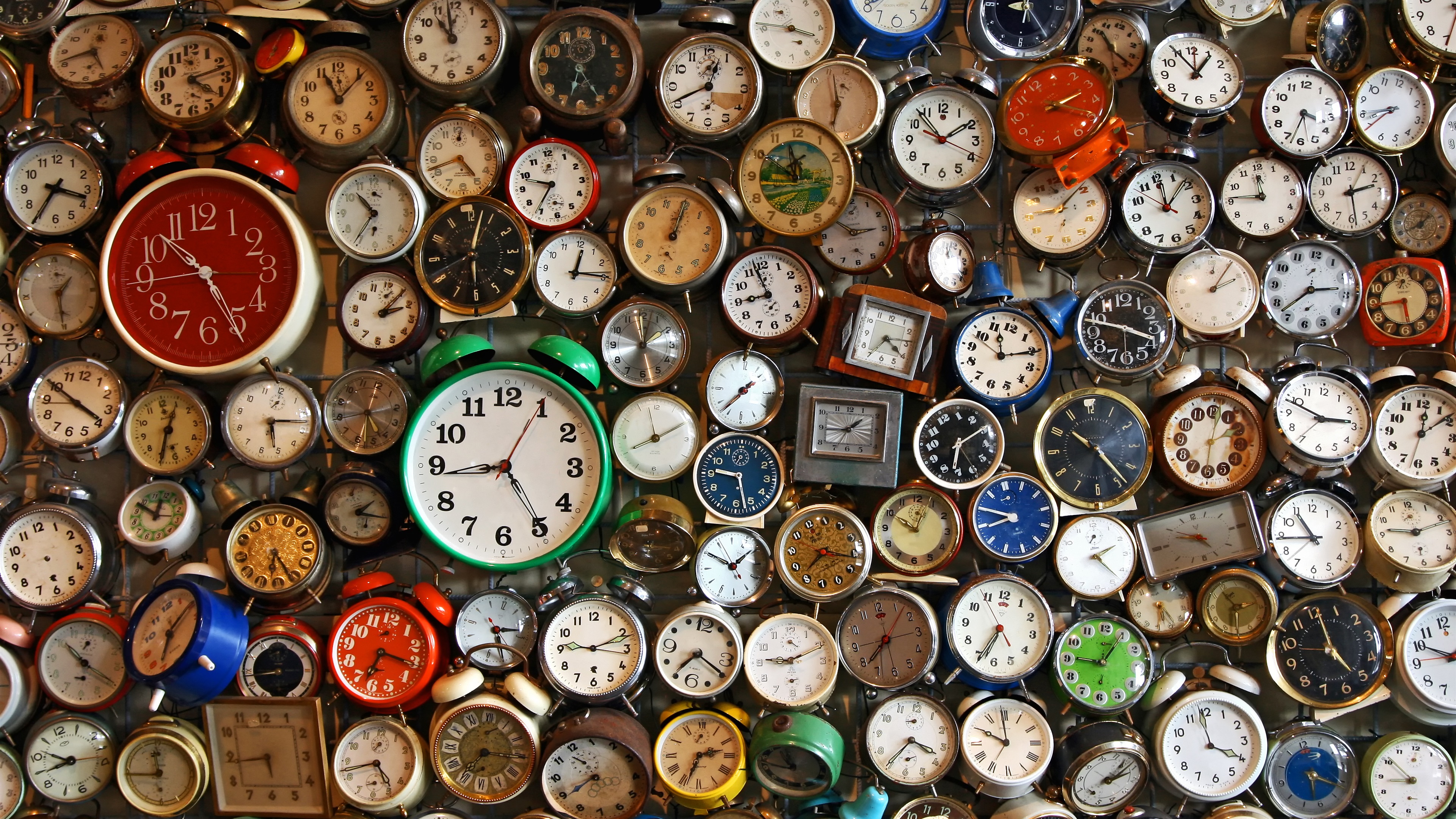 Wallpaper Many Watches, Alarm Clocks, Time Counter - Time Clock Wallpaper Hd - HD Wallpaper 