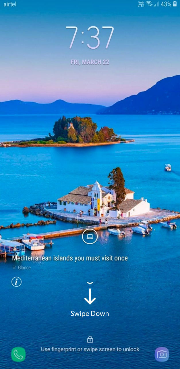 Glance Lock Screen - Corfu Island Greece - HD Wallpaper 