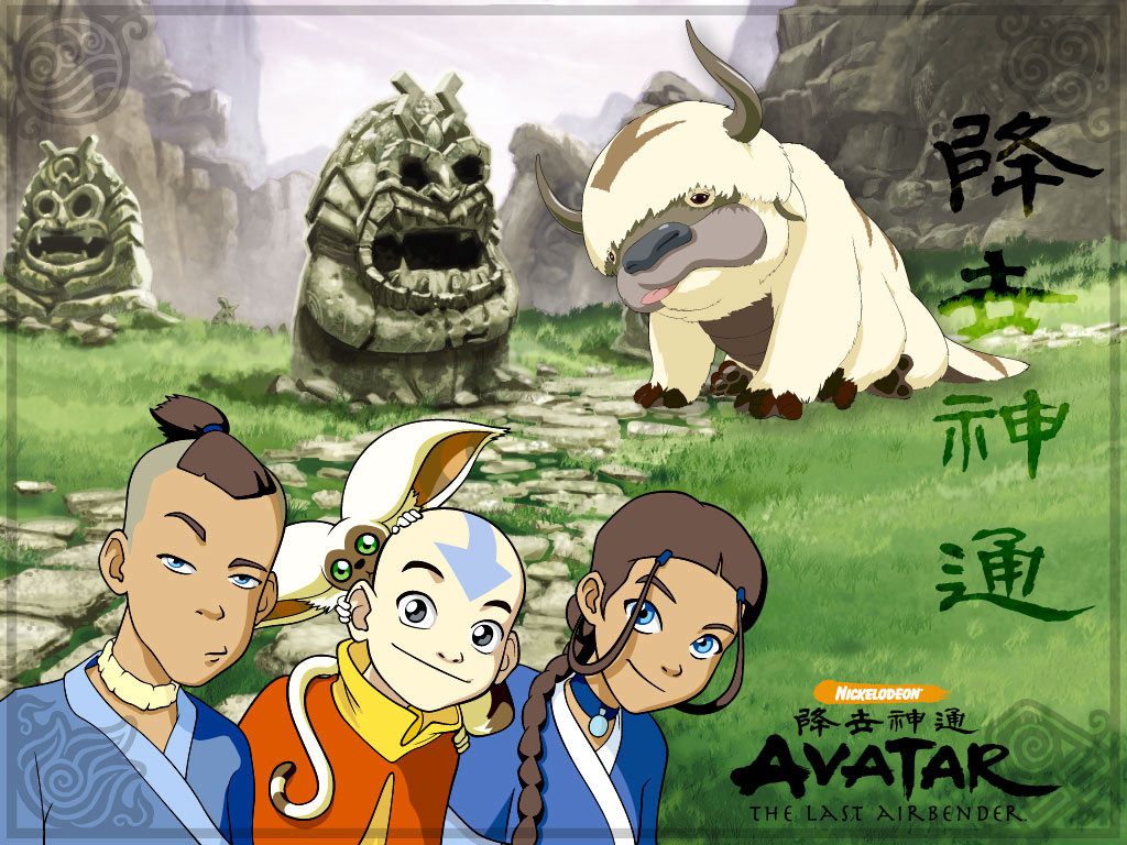 Avatar The Last Airbender Wallpaper - Avatar The Last Airbender Aang Air  Scooter - 1024x768 Wallpaper 