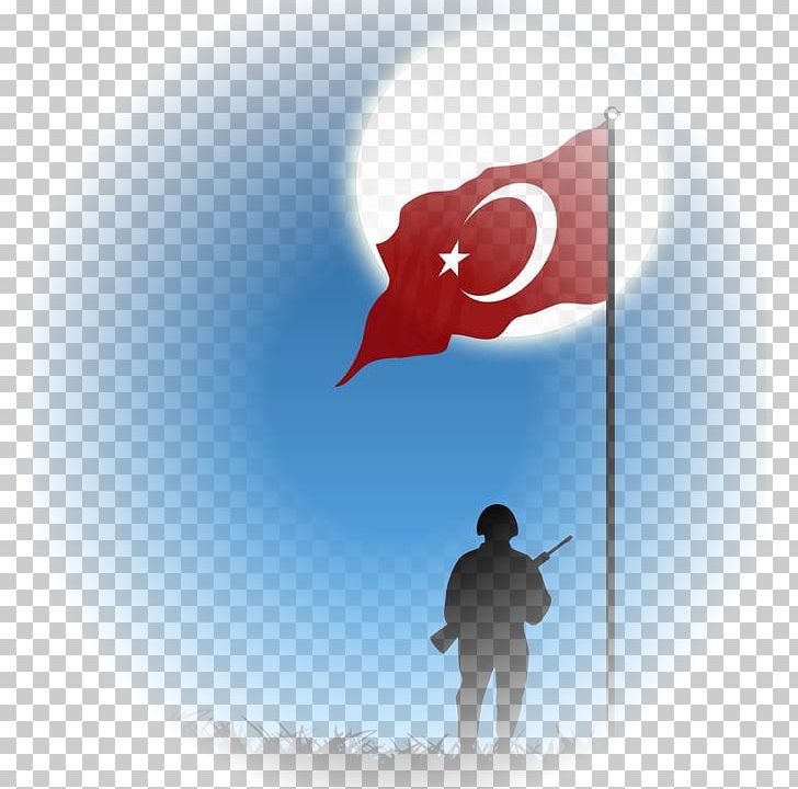 Flag Of Turkey Soldier Military Personnel Erbaş Png, - Girl Thumbs Up Png - HD Wallpaper 