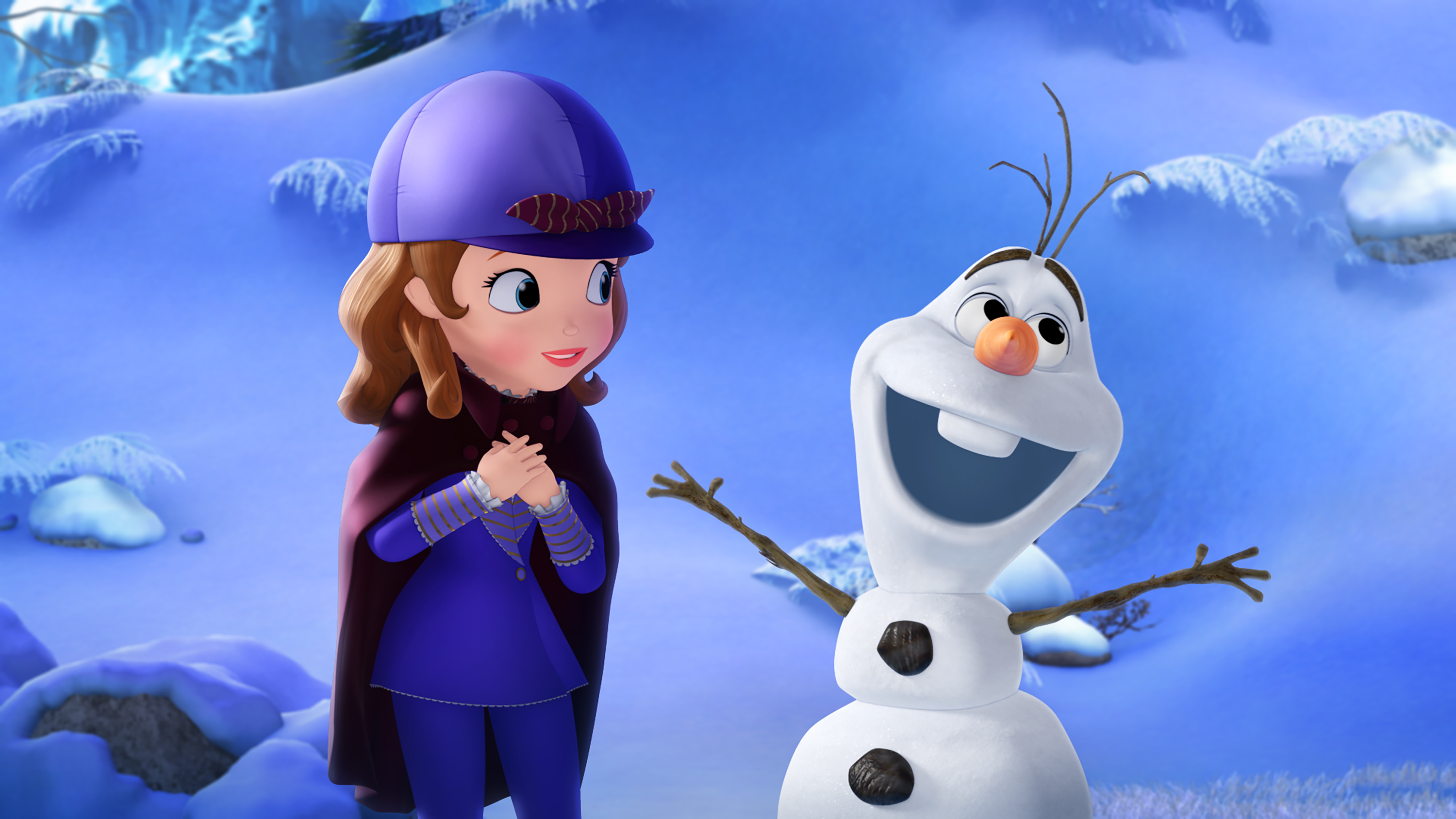 Olaf Sofia The First - HD Wallpaper 