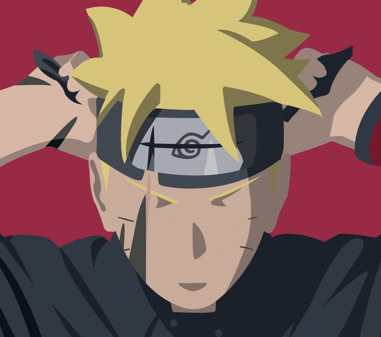 Boruto Uzumaki, Naruto, Minimal, Art, Wallpaper - Boruto Minimalist - HD Wallpaper 