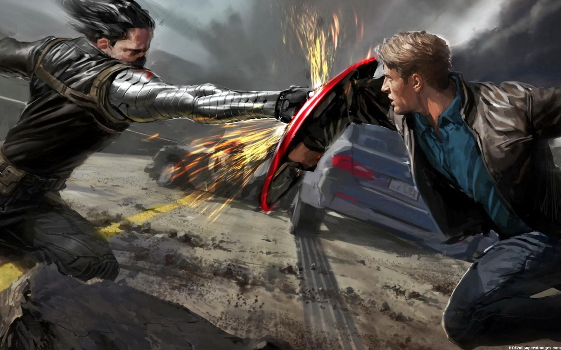 Winter Soldier - Captain America Winter Soldier Art - HD Wallpaper 