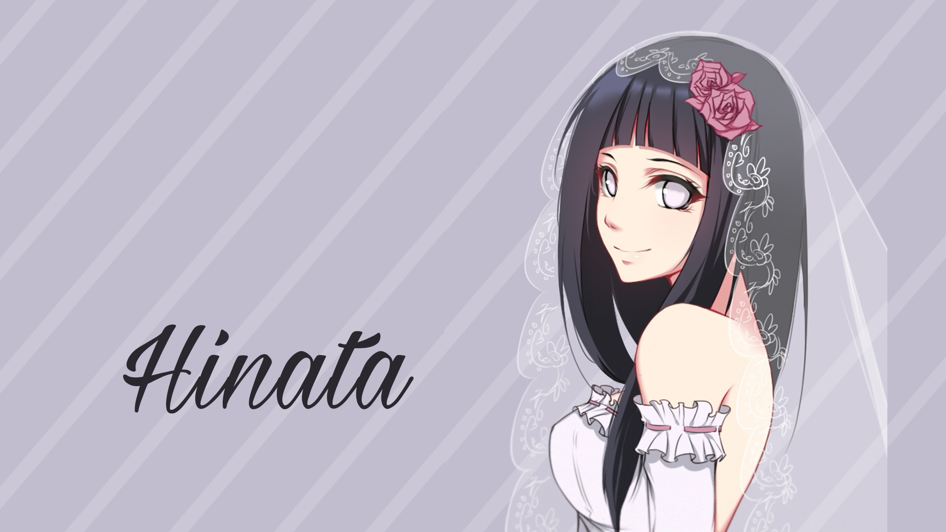 Hinata Vestida De Novia - HD Wallpaper 