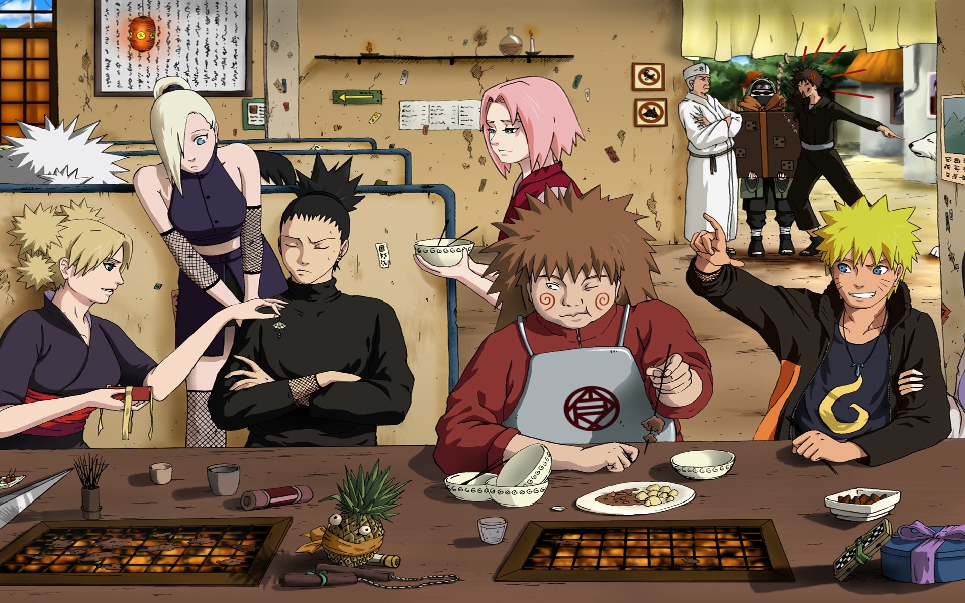 Sakura Shikamaru - HD Wallpaper 