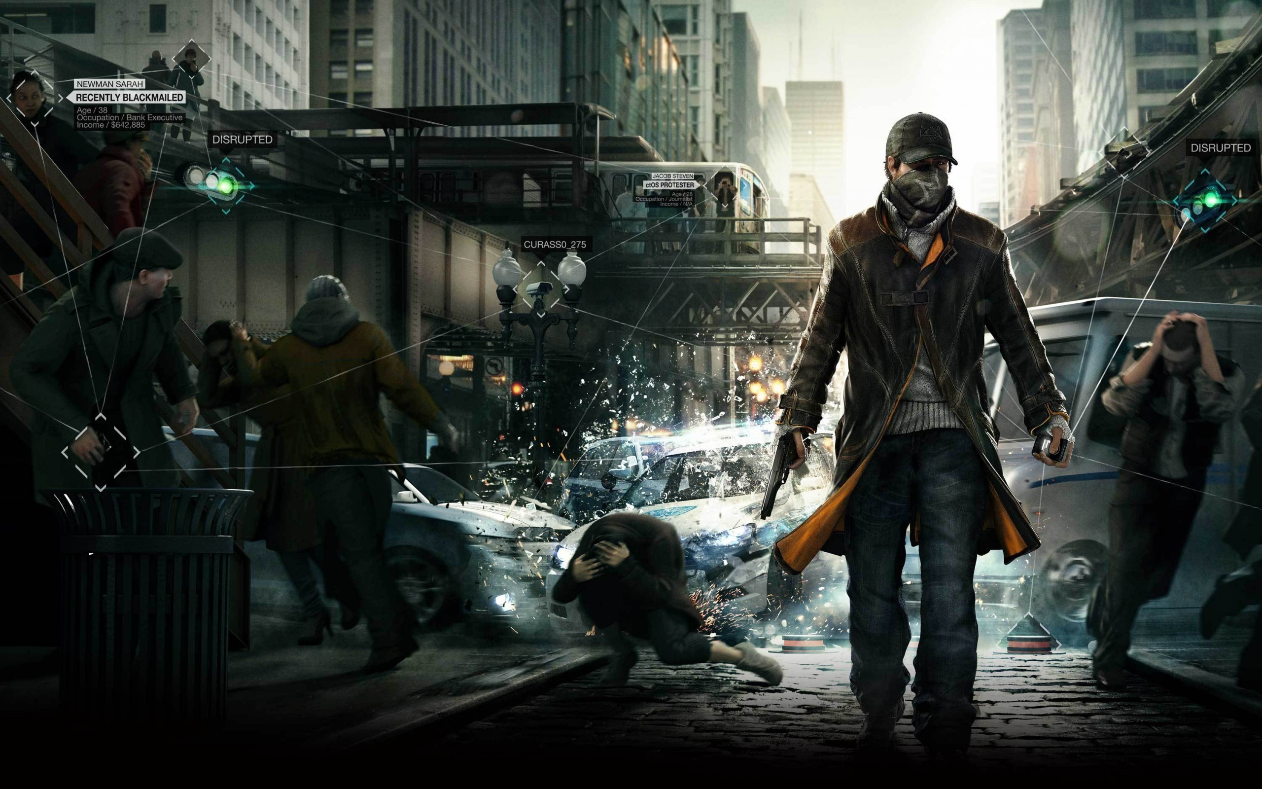 Hd Wallpaper Watch Dogs Wallpaper 4k 2560x1600 Wallpaper Teahub Io