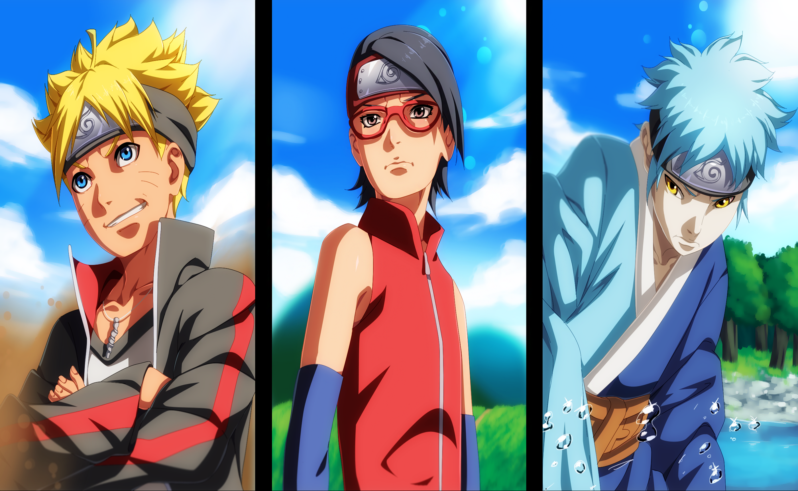 Team Boruto Vs Team Naruto - HD Wallpaper 
