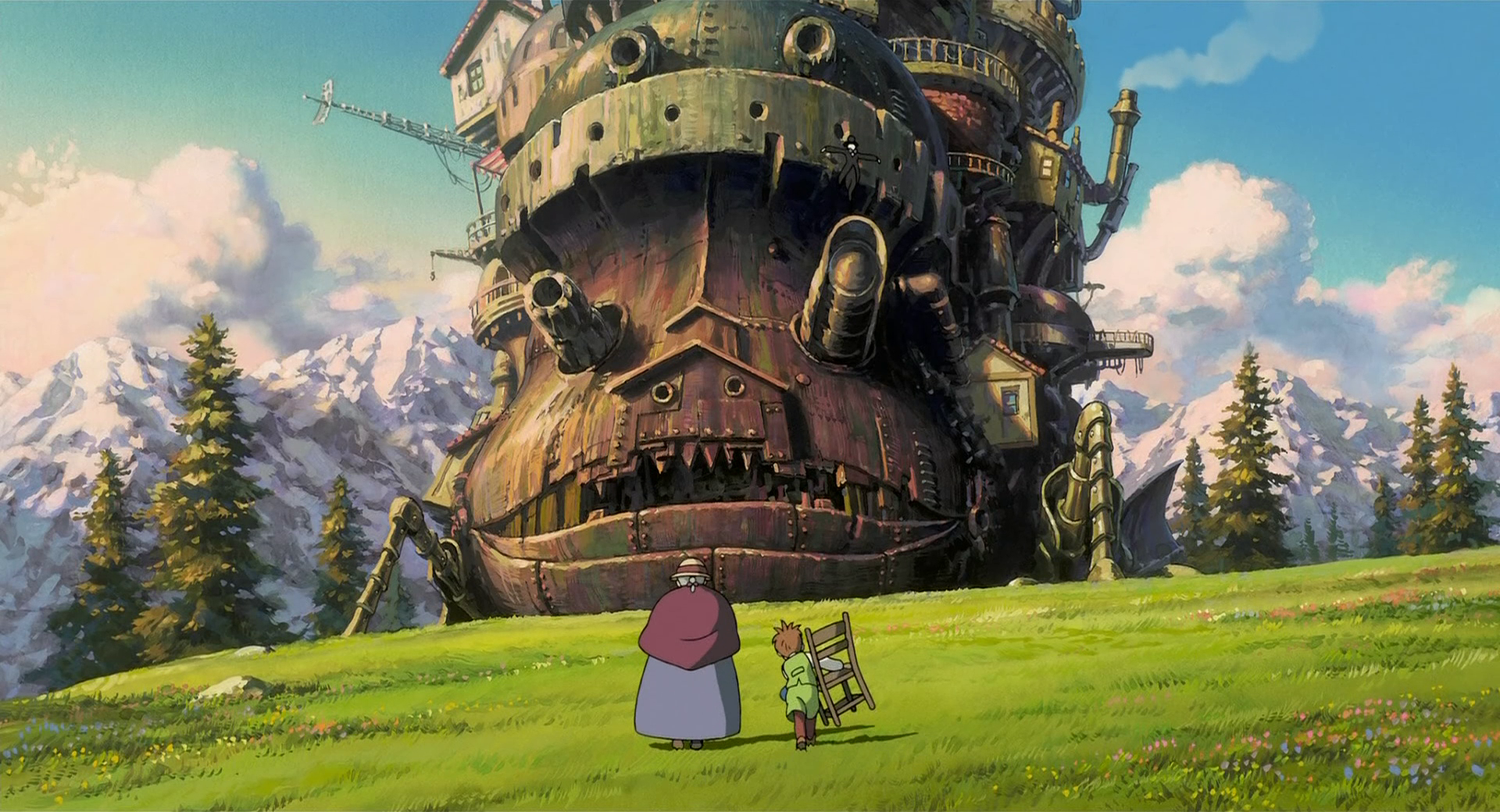 Howl's Moving Castle Backgrounds - HD Wallpaper 