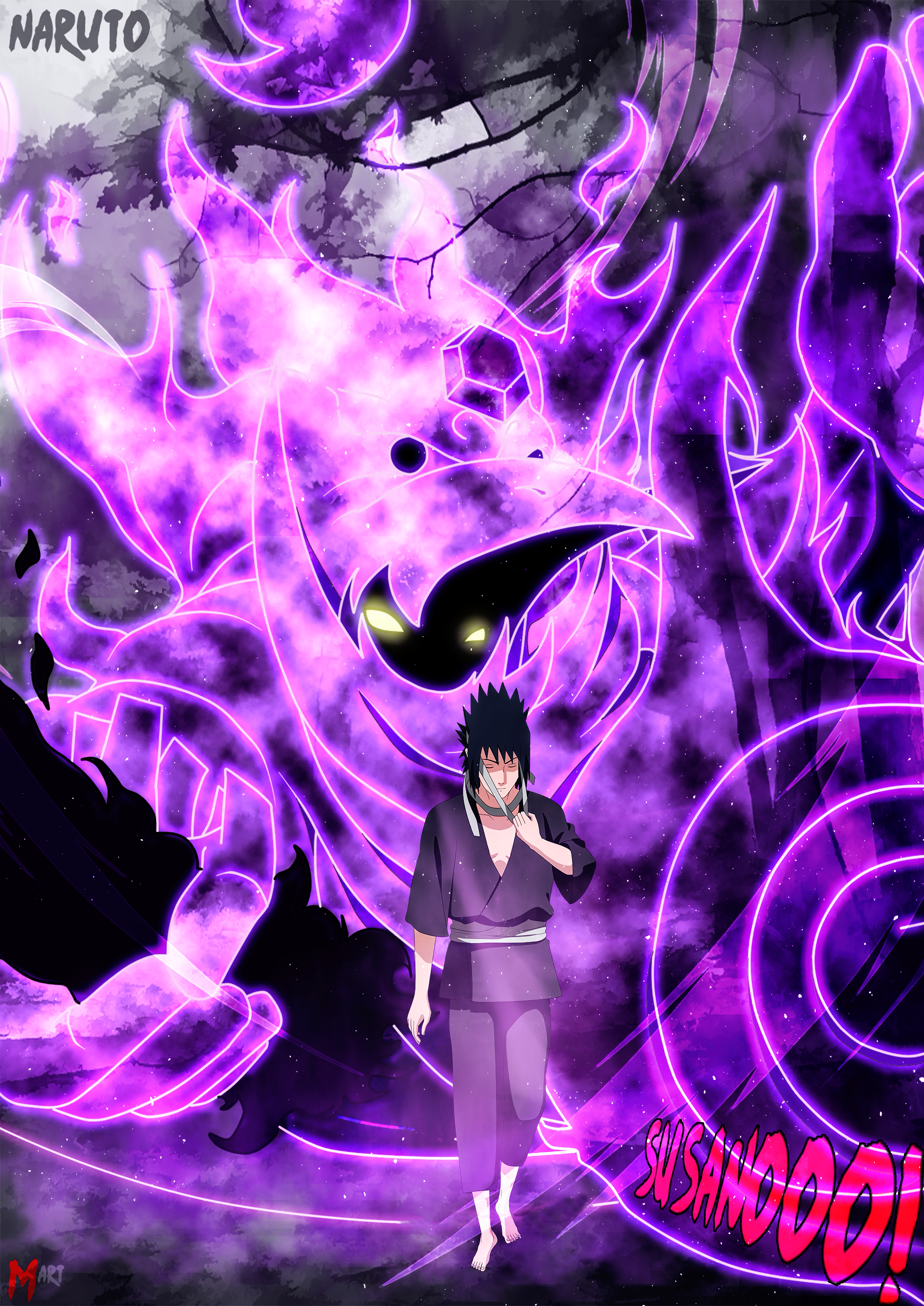 Sasuke Susanoo Wallpaper 4k - 1920x2714 Wallpaper - teahub.io