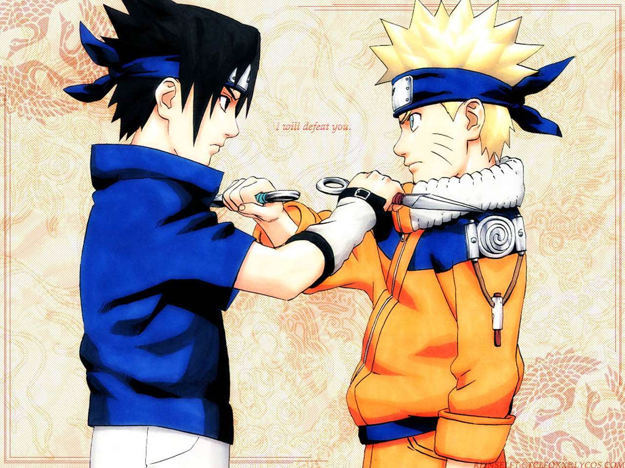 Naruto Vs Sasuke - 1280x960 Wallpaper 