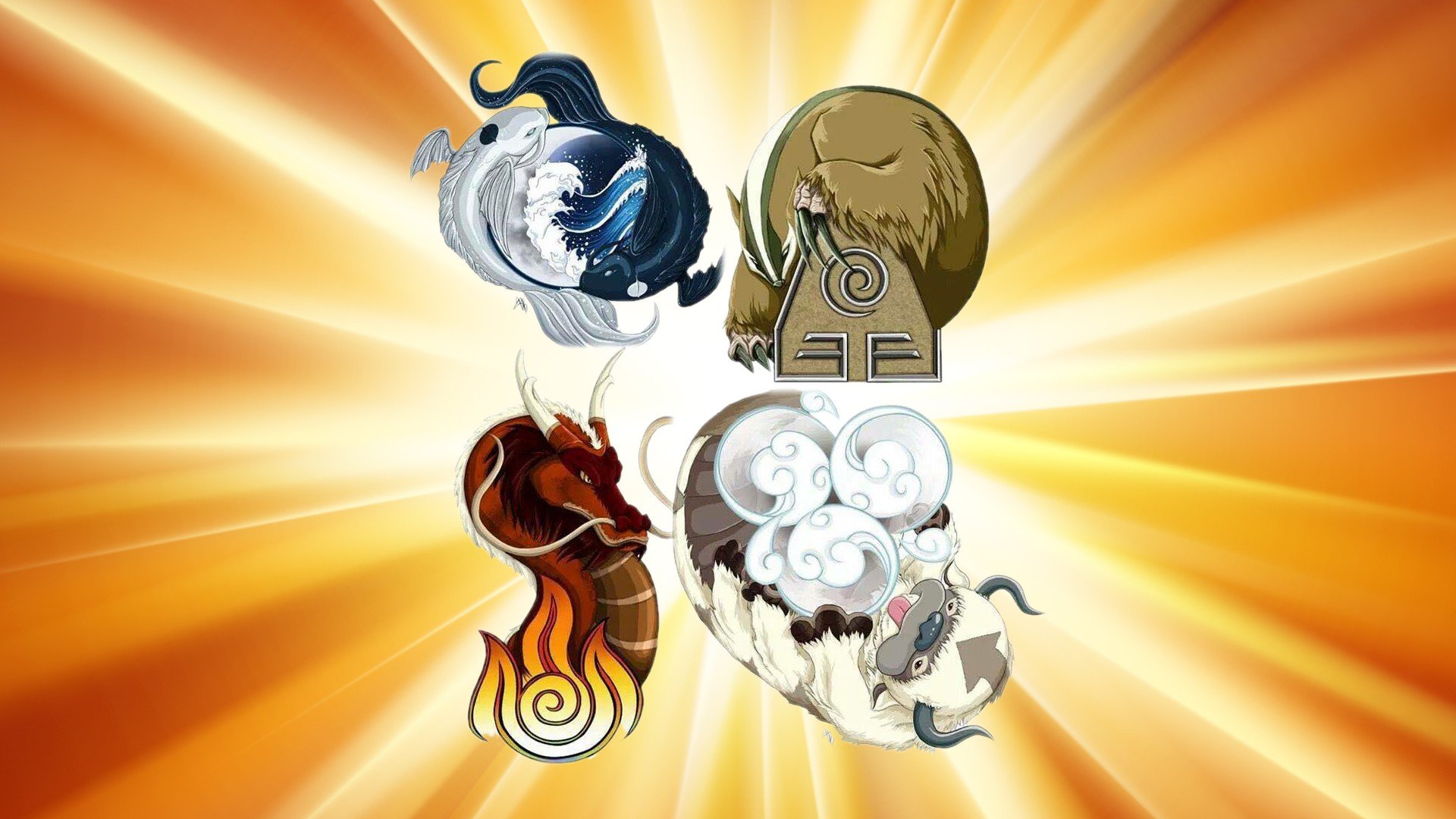 Avatar The Last Airbender Animal Benders - HD Wallpaper 