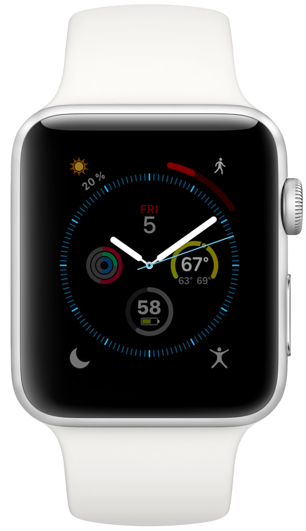 Clip Art Exploring Custom Watchos Faces Apple Watch Face Up