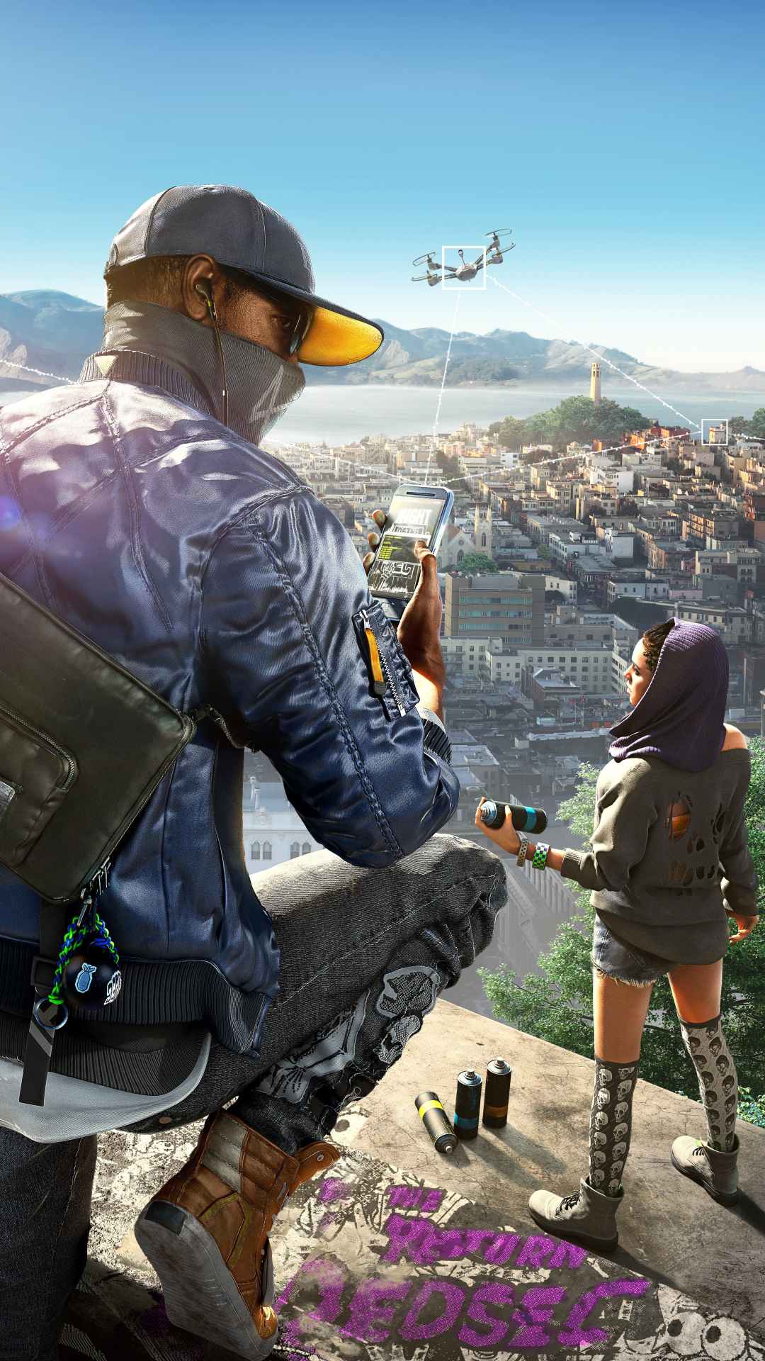 Watch Dogs 2 Hd Wallpapers For Android 1080x19 Wallpaper Teahub Io