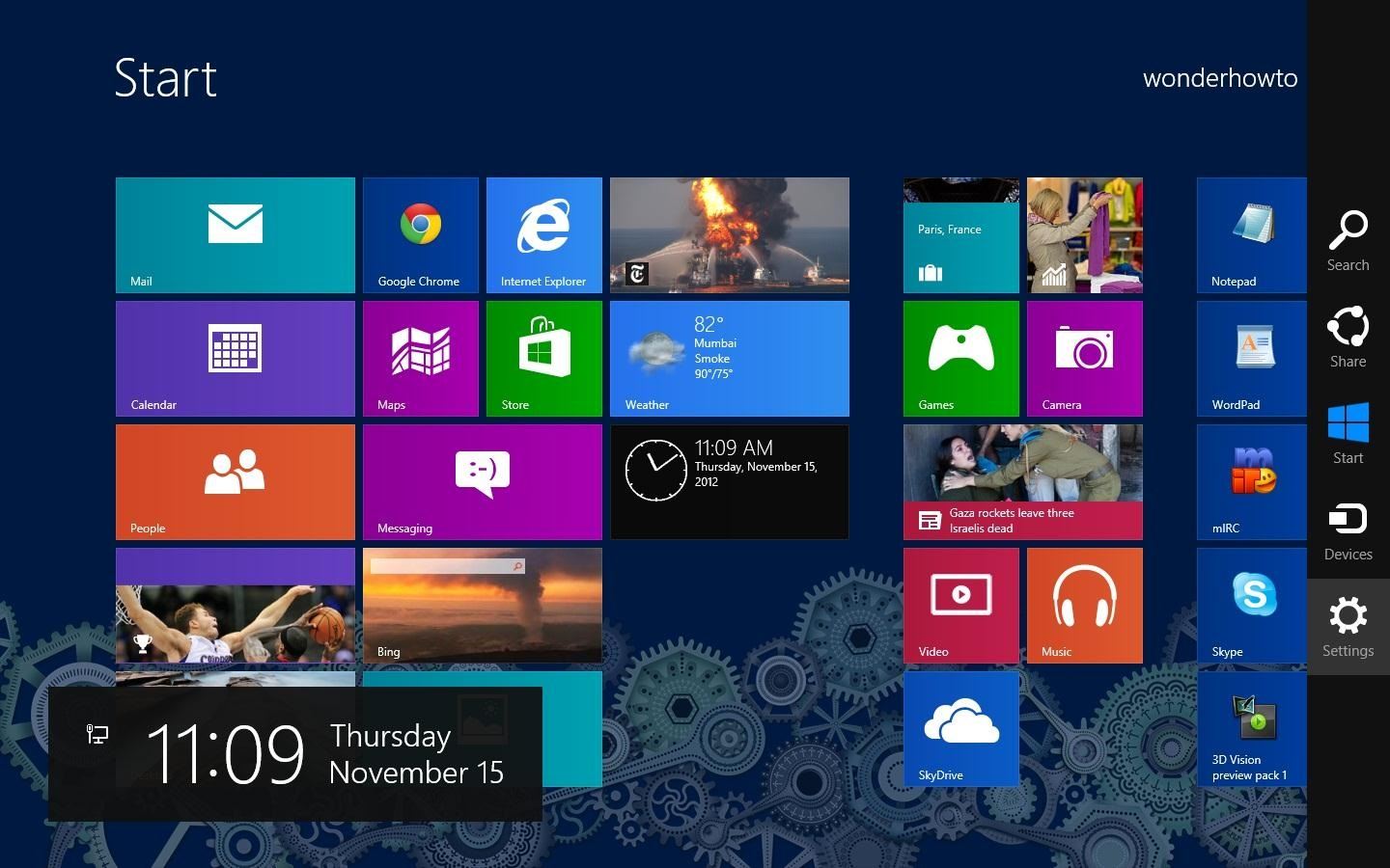 Missing Time In Windows 8 Add A Free Live Tile Clock - การ ใช้ งาน ระบบ ปฏิบัติการ Windows 8 - HD Wallpaper 