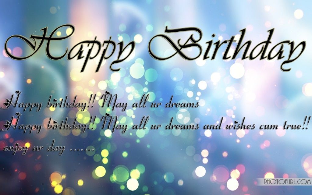 Best Happy Birthday Wishes - HD Wallpaper 