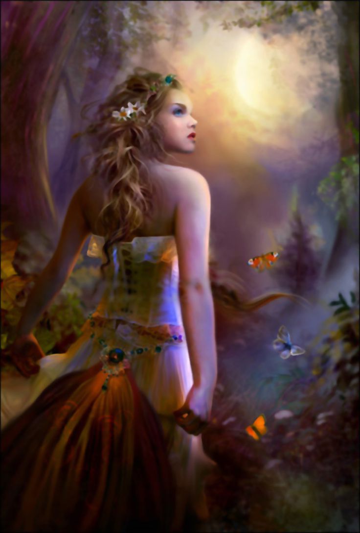 Iphone Wallpaper Fantasy Girl Resolution - Girl Wallpaper For Iphone - HD Wallpaper 