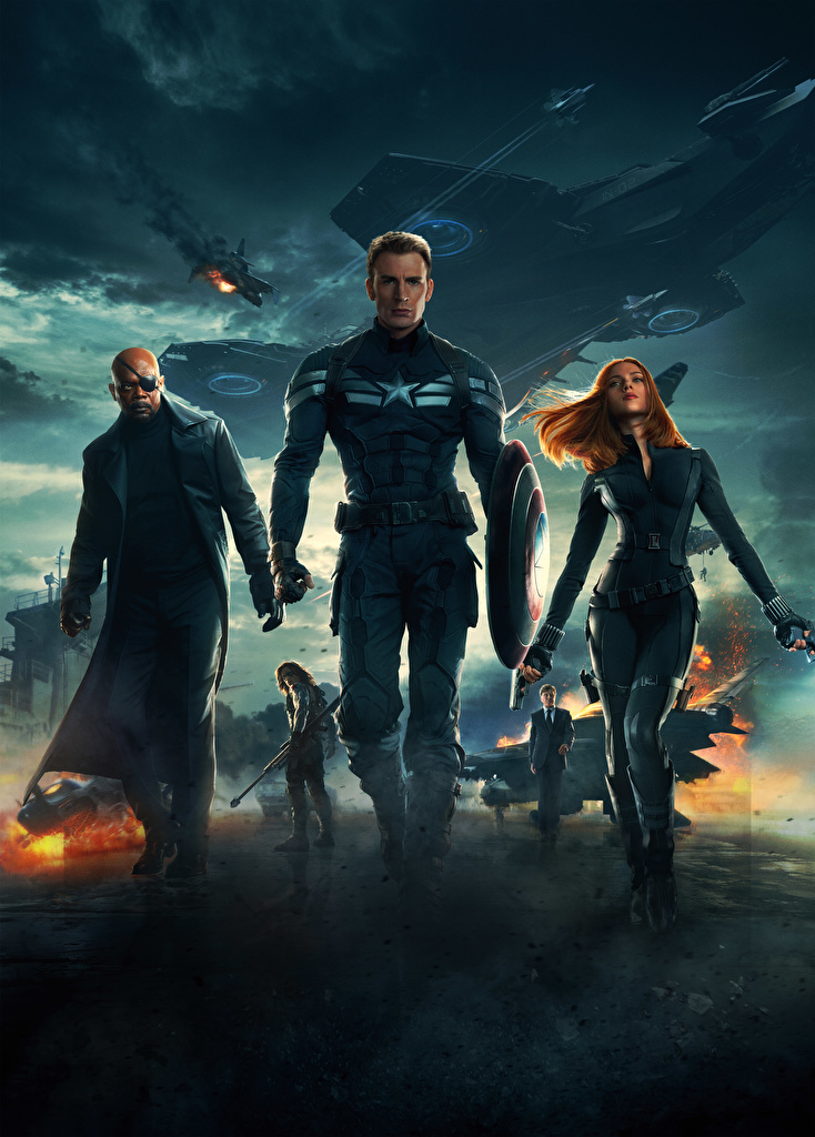 Captain America The Winter Soldier Character Natasha - HD Wallpaper 