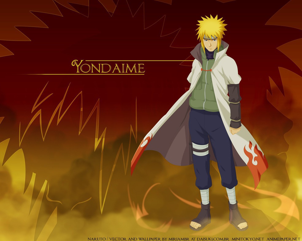 Yellow Flash - Minato Namikaze Hokage - HD Wallpaper 