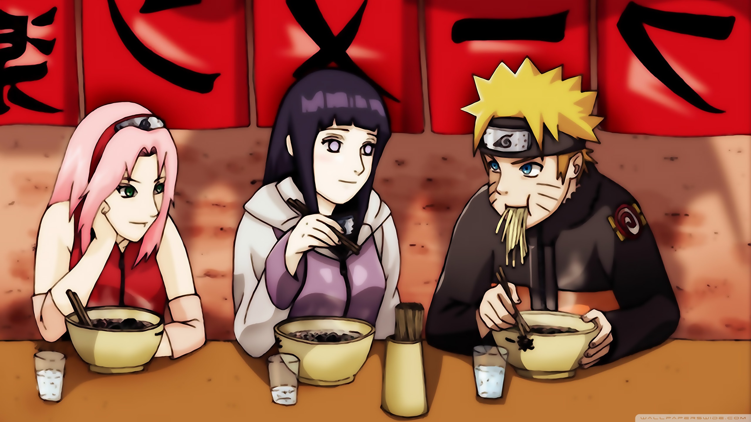 Naruto Love Sakura Hinata - HD Wallpaper 