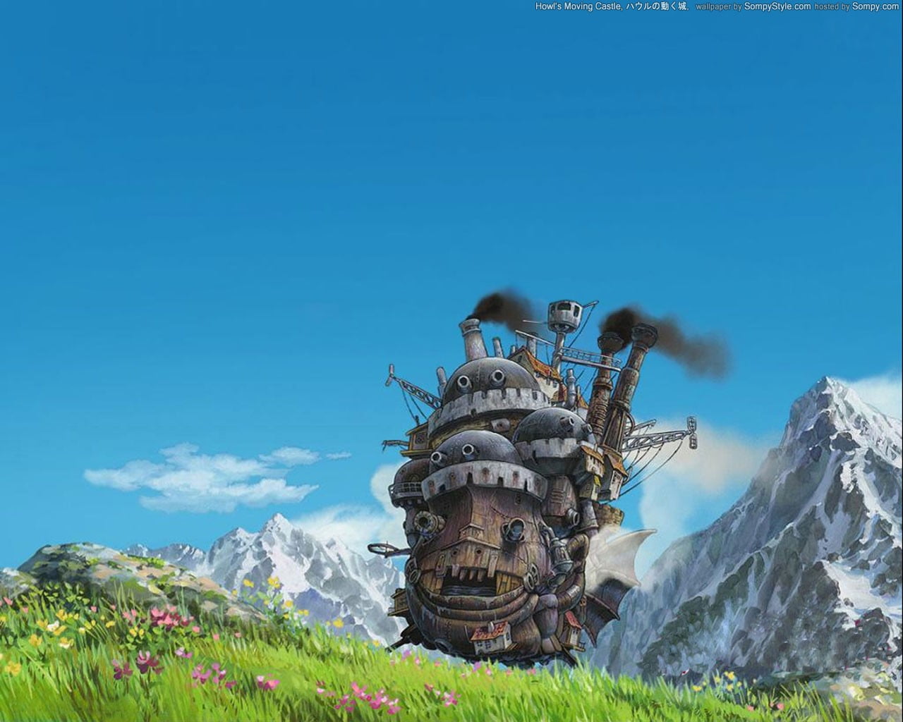 Howls Moving Castle - HD Wallpaper 