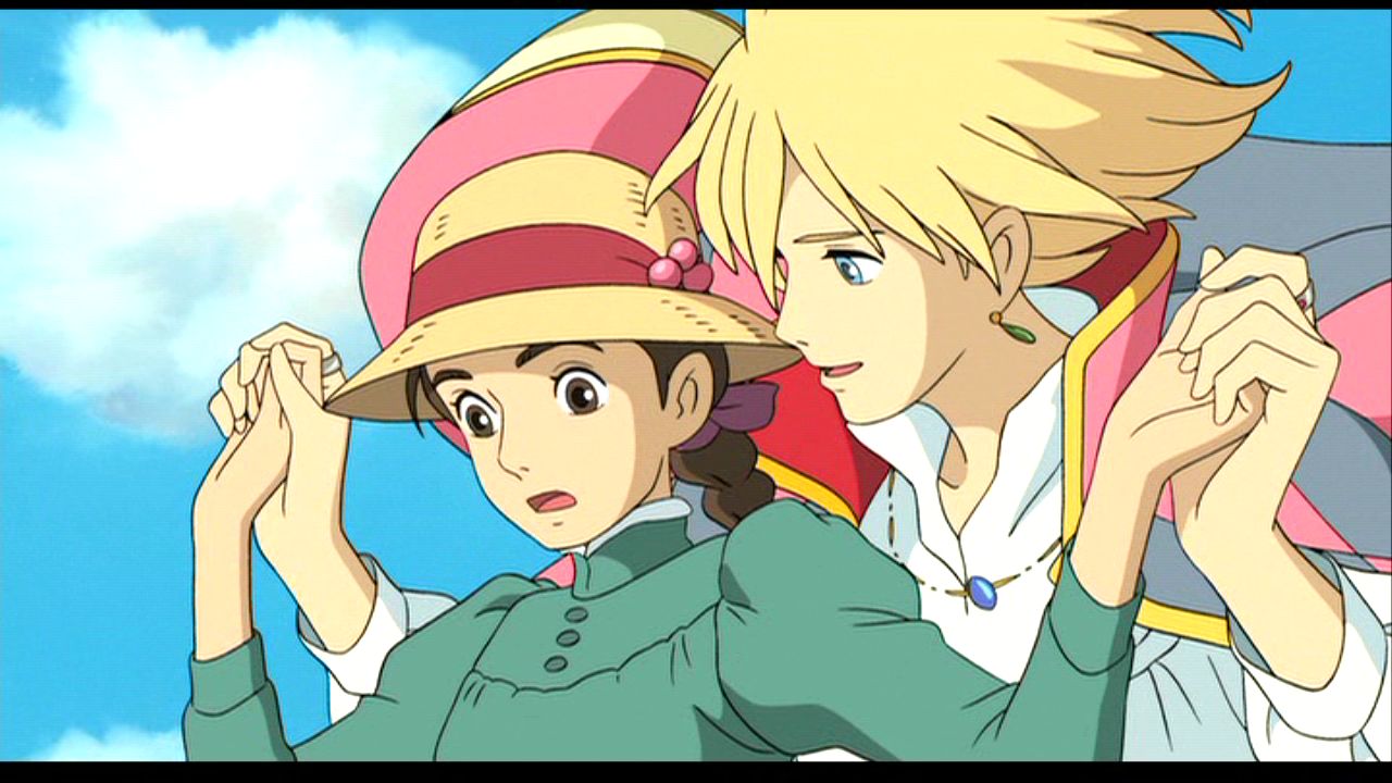 Howl's Moving Castle Howl And Sophie - HD Wallpaper 