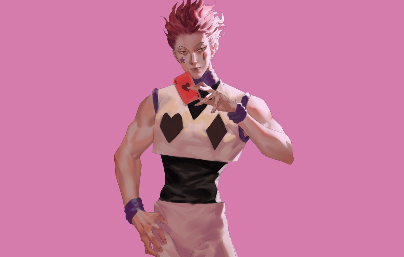 Photo Wallpaper Look, Guy, Hunter X Hunter, Hisoka, - Hisoka Muscles - HD Wallpaper 