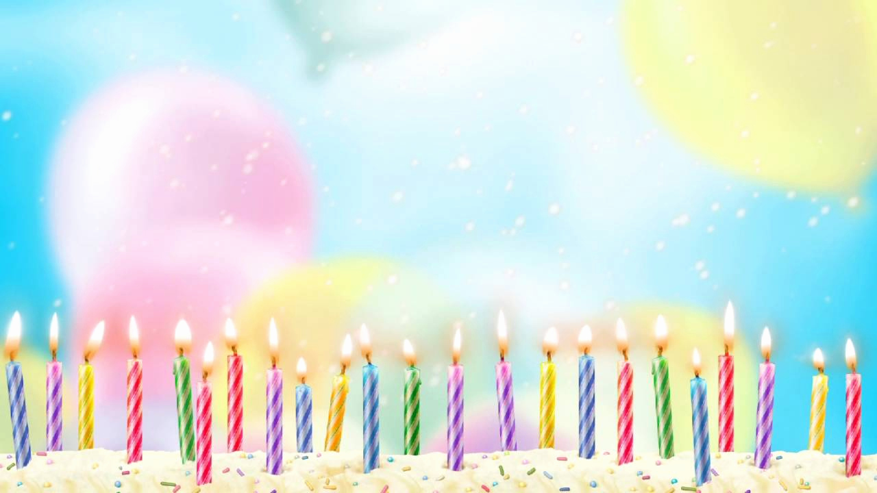 Happy Bday Wallpapers Free Fresh Birthday Video Background - Arzu Ad Günün Mübarək - HD Wallpaper 