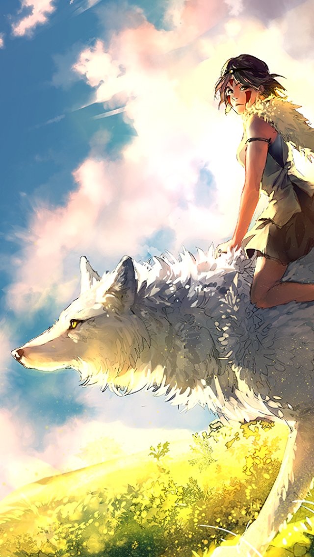 Princess Mononoke Wallpaper Phone - HD Wallpaper 