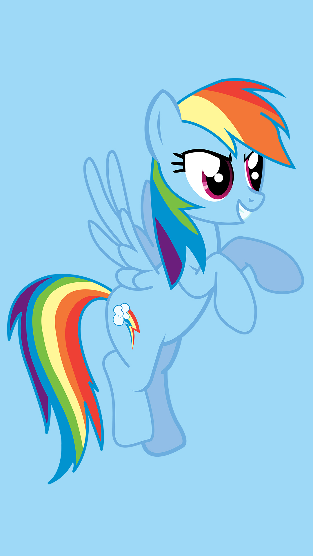Rainbow Dash Phone Background - HD Wallpaper 