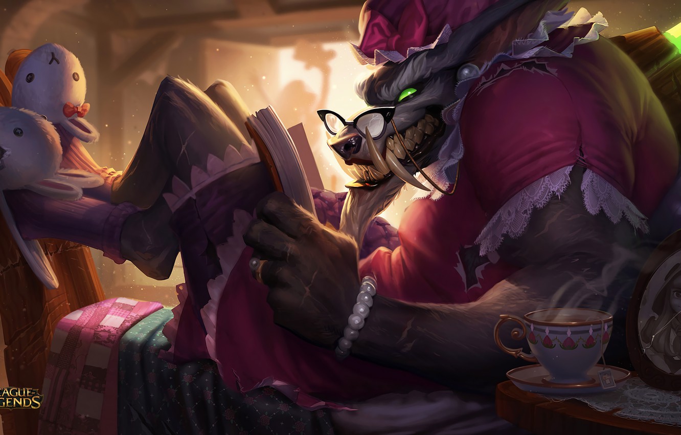 Photo Wallpaper Lol, League Of Legends, Warwick, Warwick - Ww Skins - HD Wallpaper 