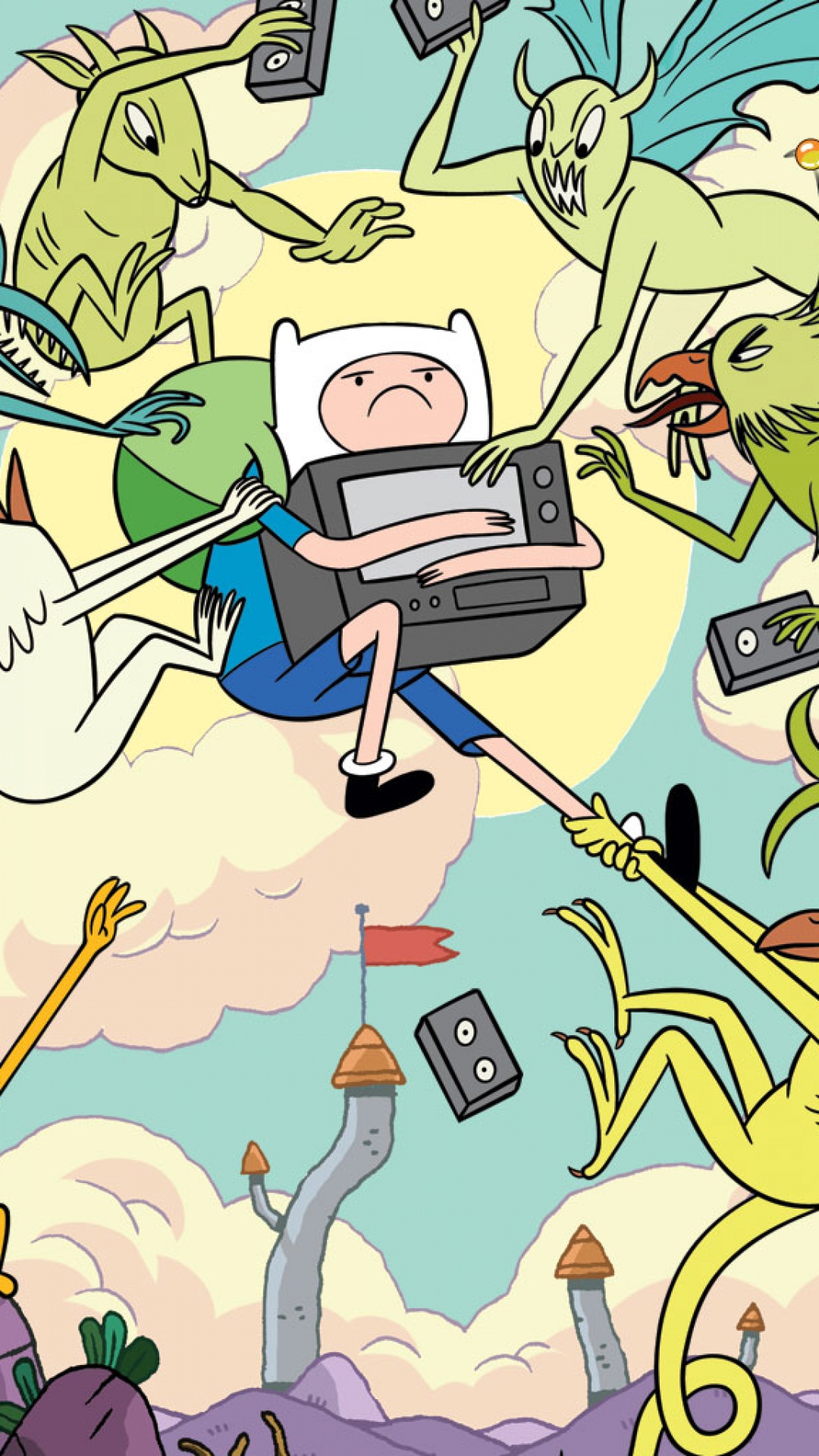 Adventure Time Iphone Wallpaper - Adventure Time Iphone Wallpaper Hd - HD Wallpaper 