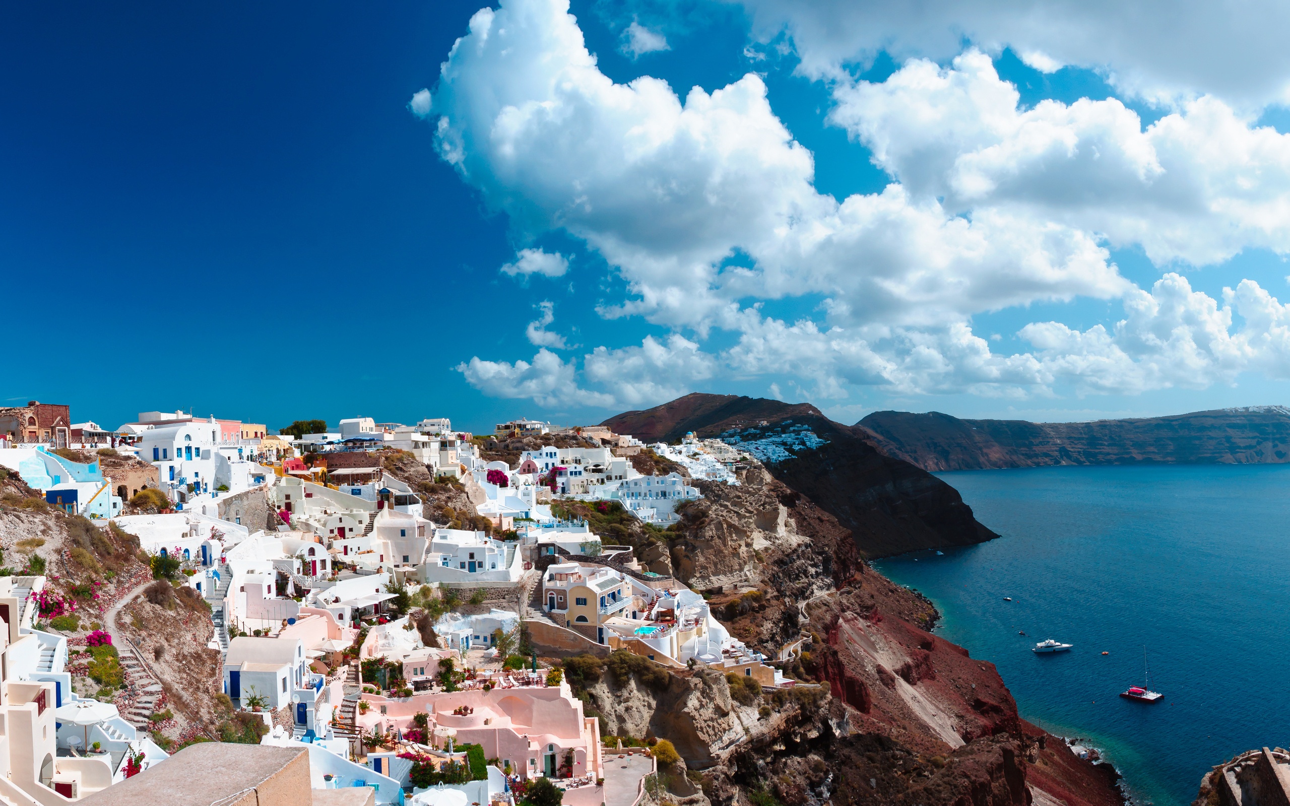 Greece - Santorini - HD Wallpaper 
