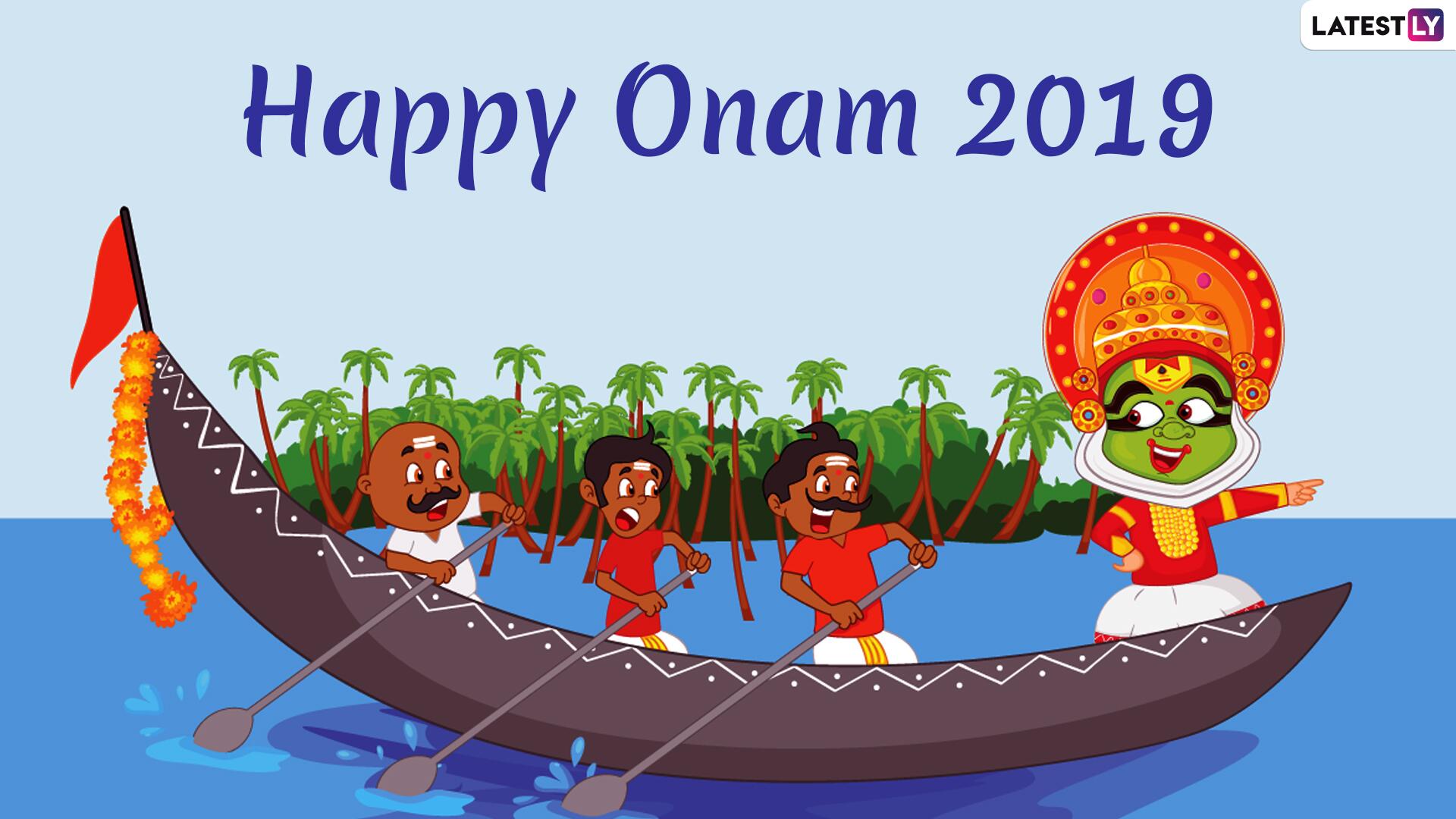 Happy Onam 2019 Wishes - HD Wallpaper 