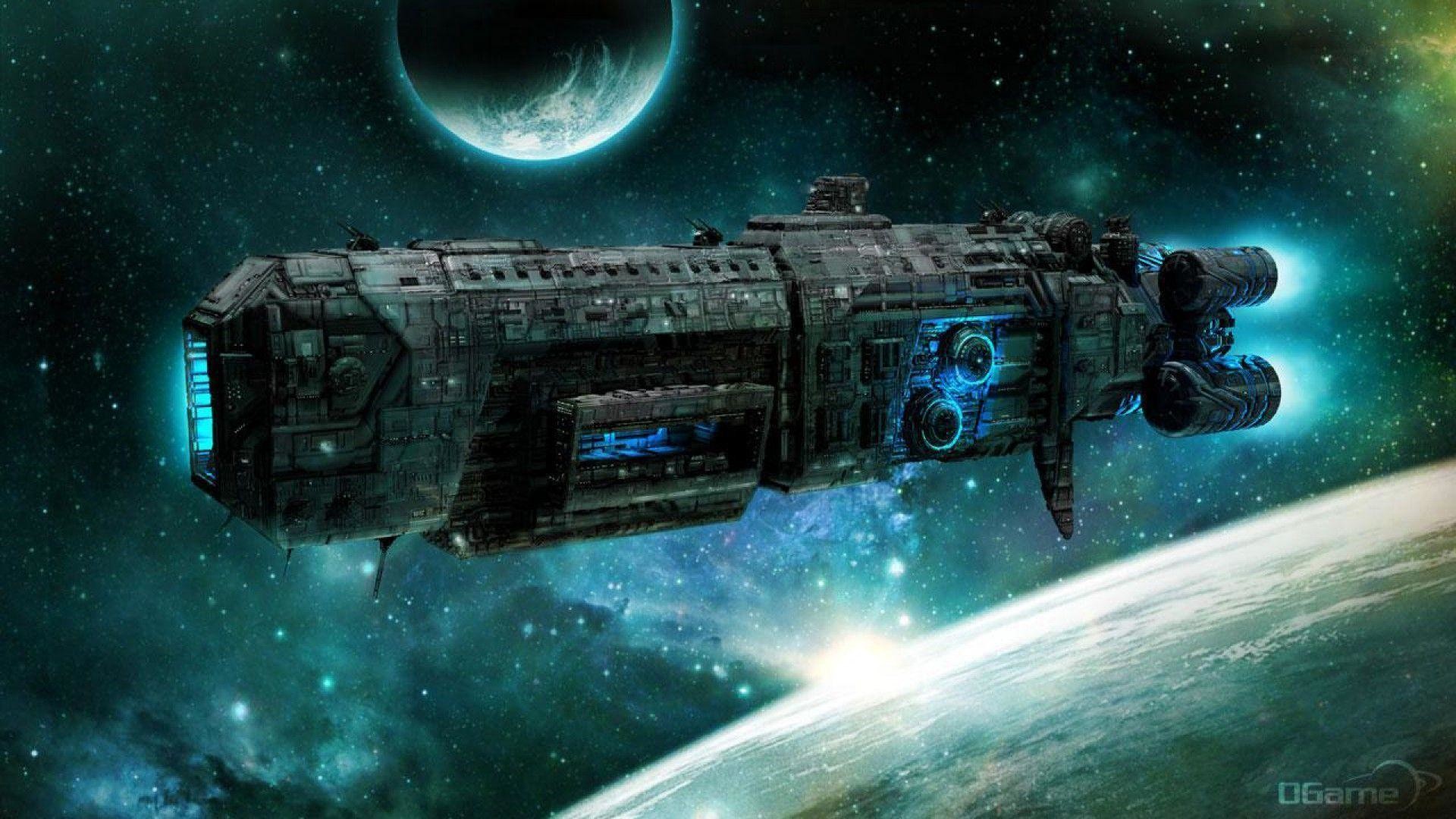 1920x1080, Spaceship Wallpaper Widescreen Design Ideas - Spaceship Wallpaper Hd - HD Wallpaper 