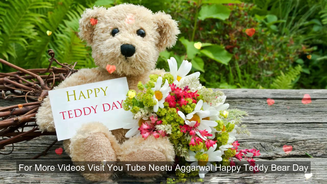 Happy Teddy Day Hd - HD Wallpaper 