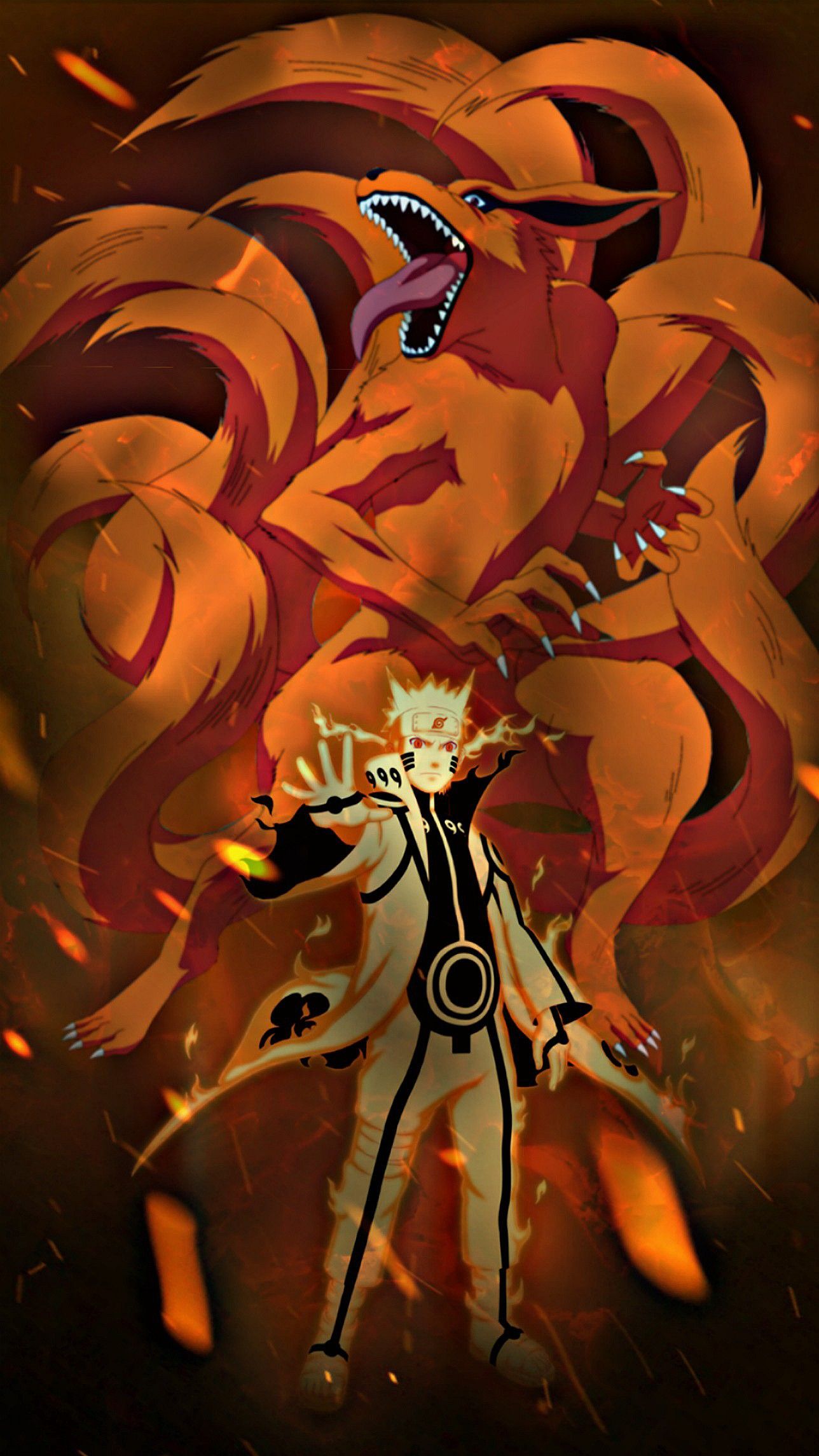 Kurama Naruto - 1288x2289 Wallpaper - teahub.io