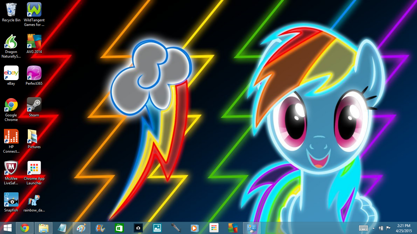 Rainbow Dash Wallpaper - Rainbow Dash Wallpaper Neon - HD Wallpaper 