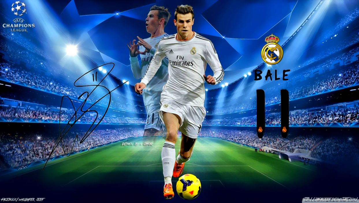 Gareth Bale Wallpapers High Resolution And Quality - Uefa Champions League Ronaldo - HD Wallpaper 