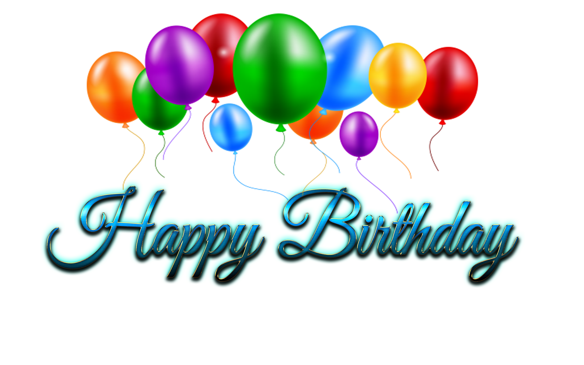 Happy Birthday Image Wishes - Happy Birthday Png Full Hd - HD Wallpaper 