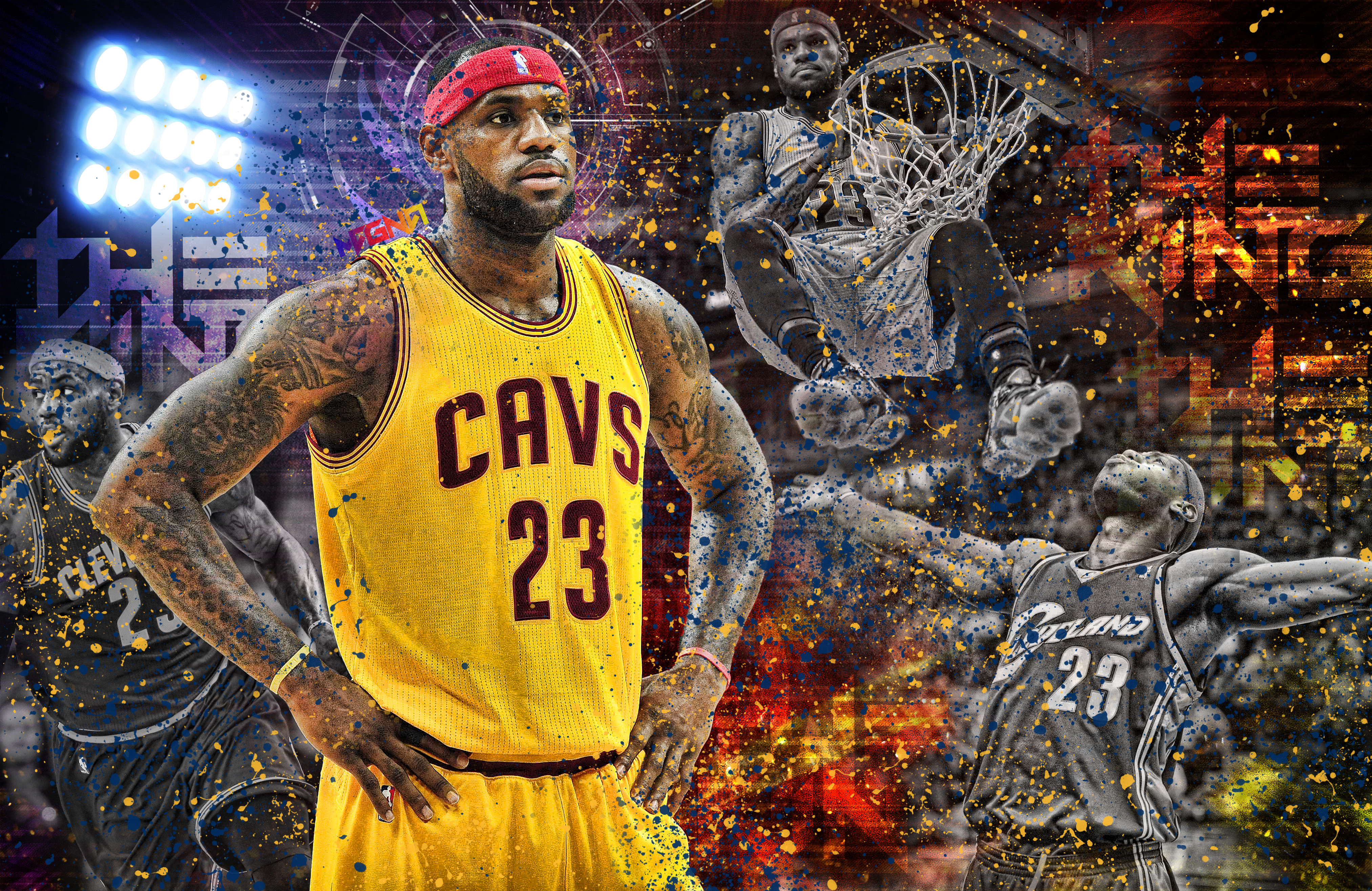 Lebron James Cool Background - HD Wallpaper 