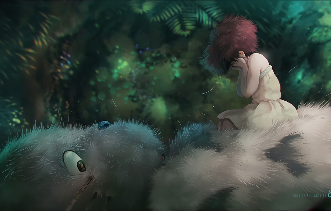 Photo Wallpaper Anime, My Neighbor Totoro, Studio Ghibli - Studio Ghibli Wallpaper Pc - HD Wallpaper 