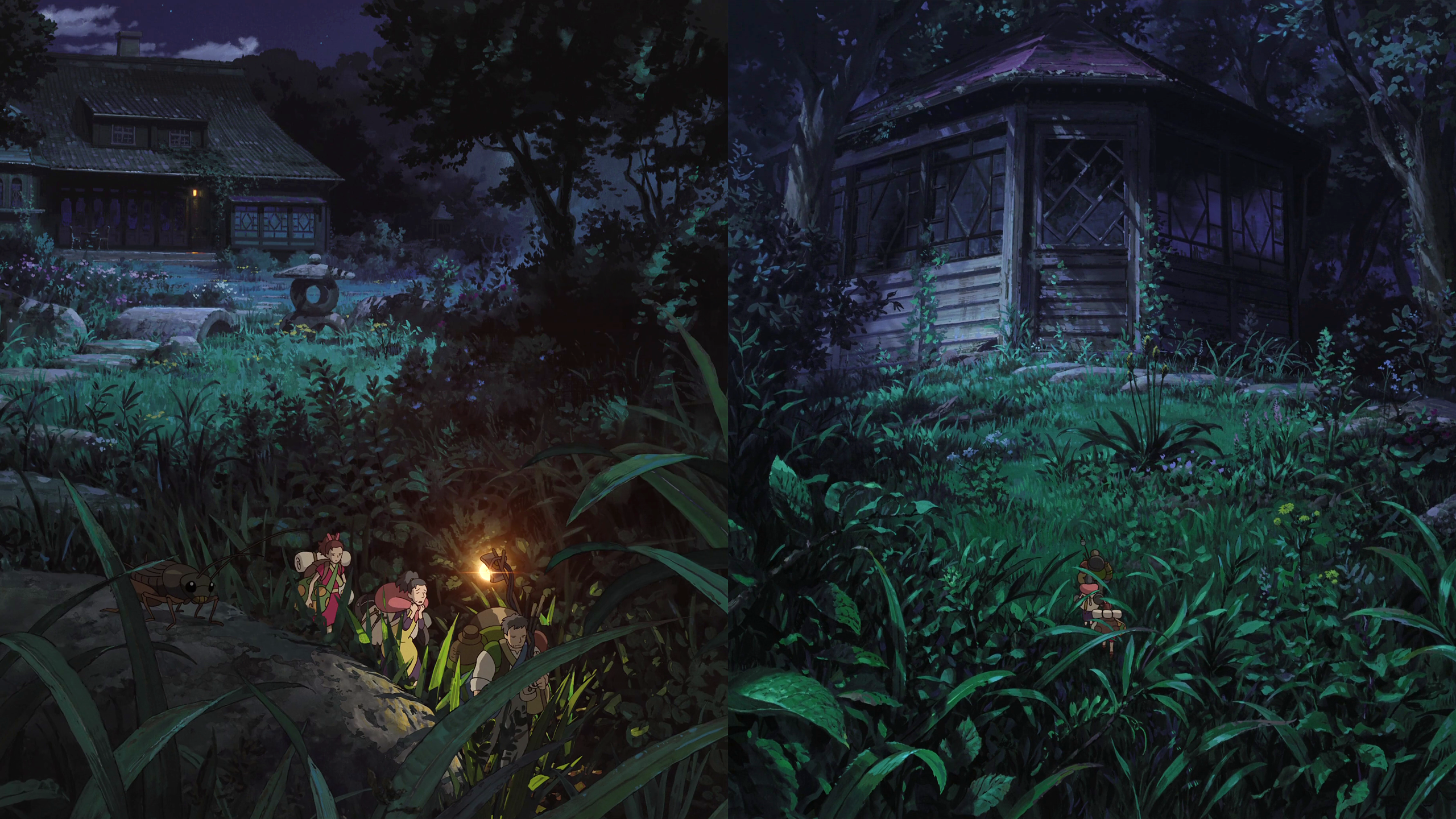 Studio Ghibli Wallpaper Night - HD Wallpaper 