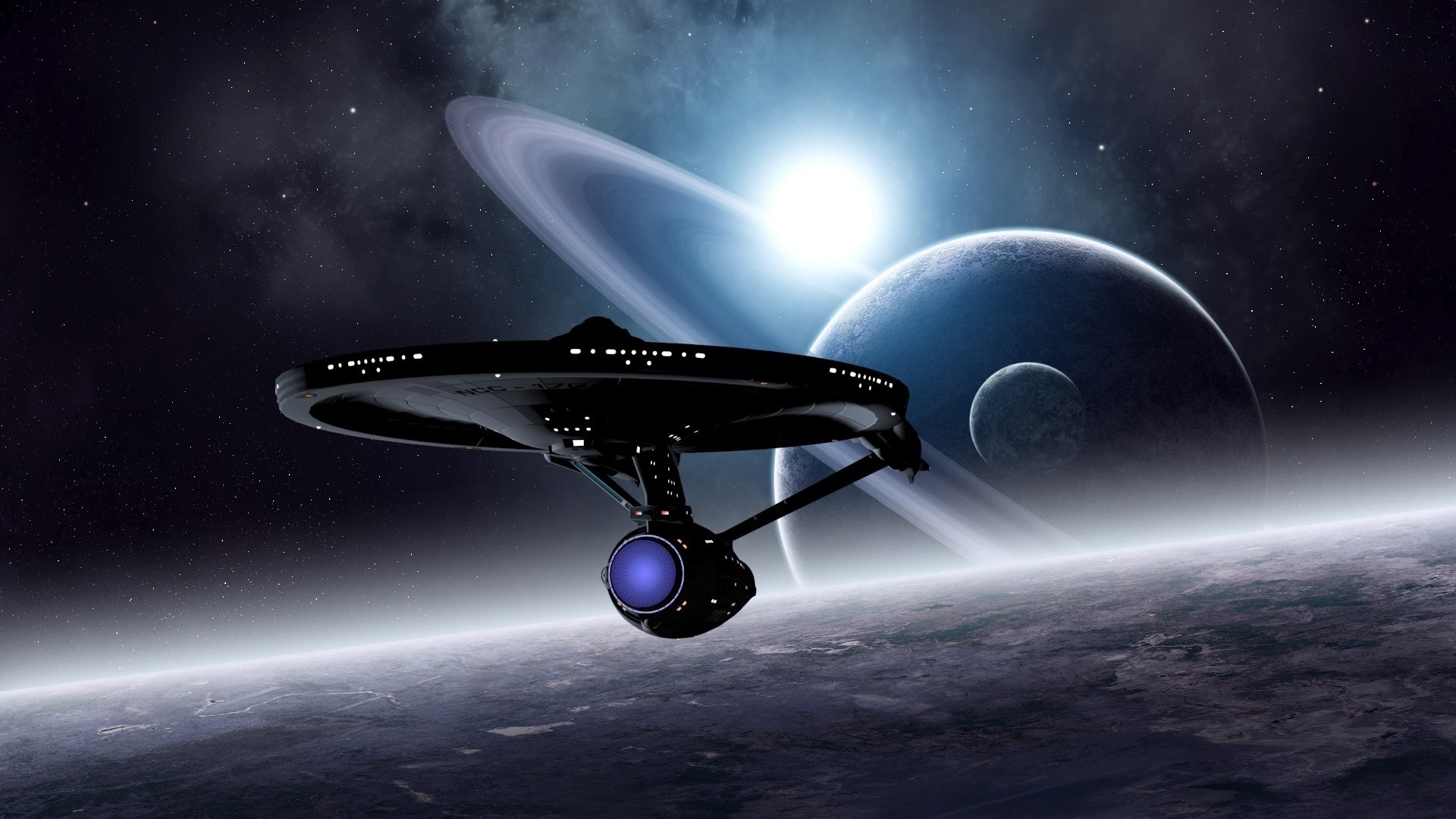 The Universe Space Spaceship Wallpaper - Space Ship In The Universe - HD Wallpaper 