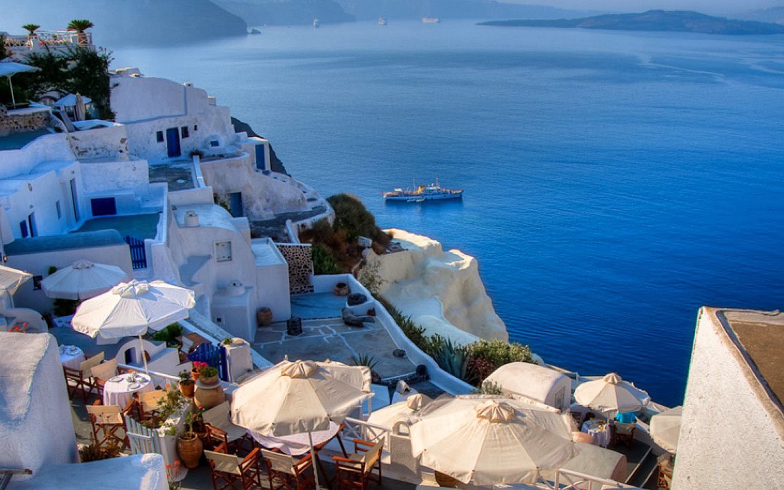 Santorini Wallpapers Download - HD Wallpaper 
