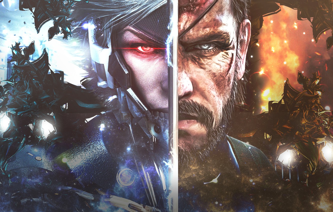 Photo Wallpaper Metal Gear Solid, Snake, Raiden, Metal - Metal Gear Rising Wallpaper 4k - HD Wallpaper 