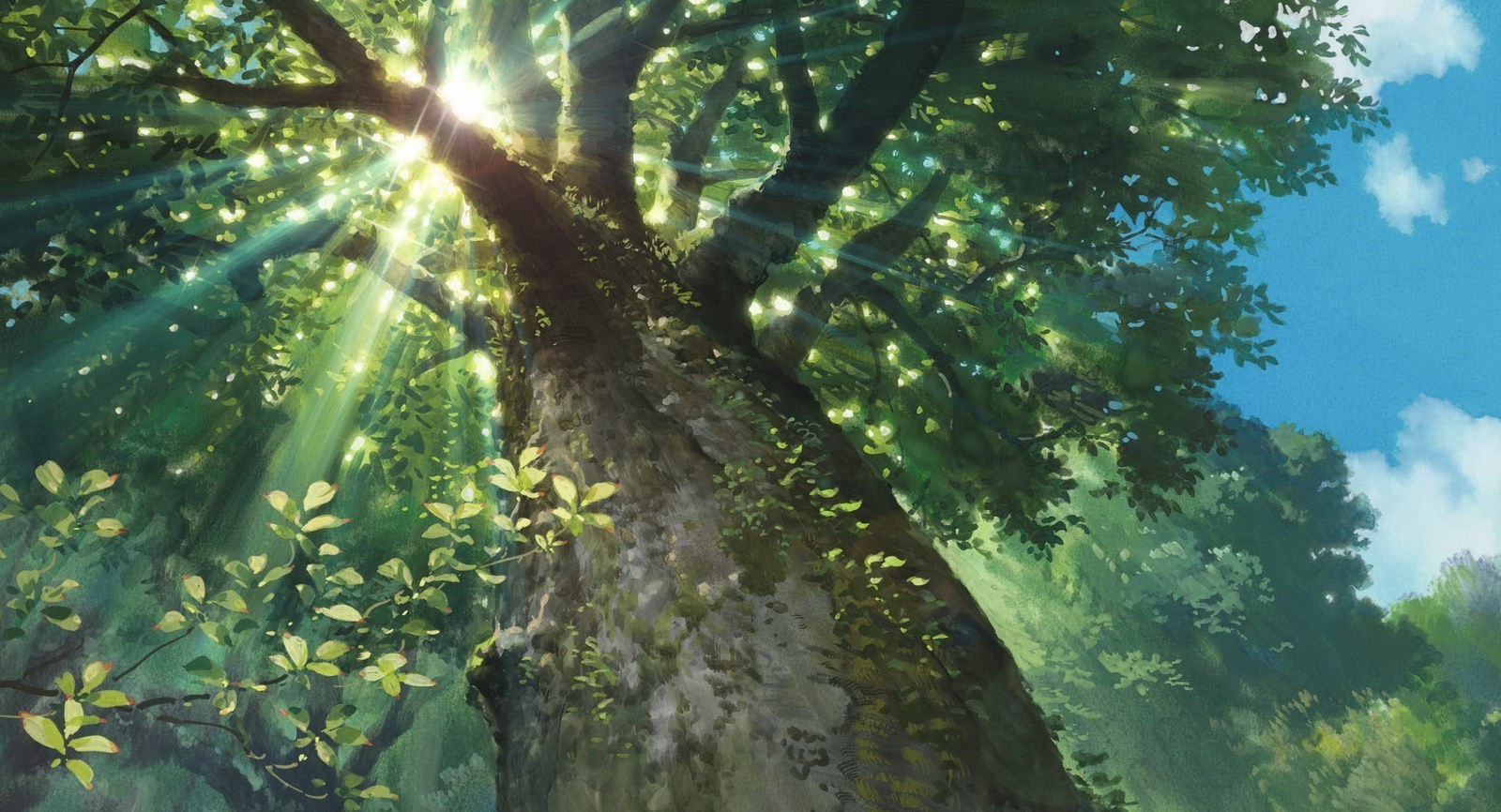Studio Ghibli Wallpaper Trees - HD Wallpaper 