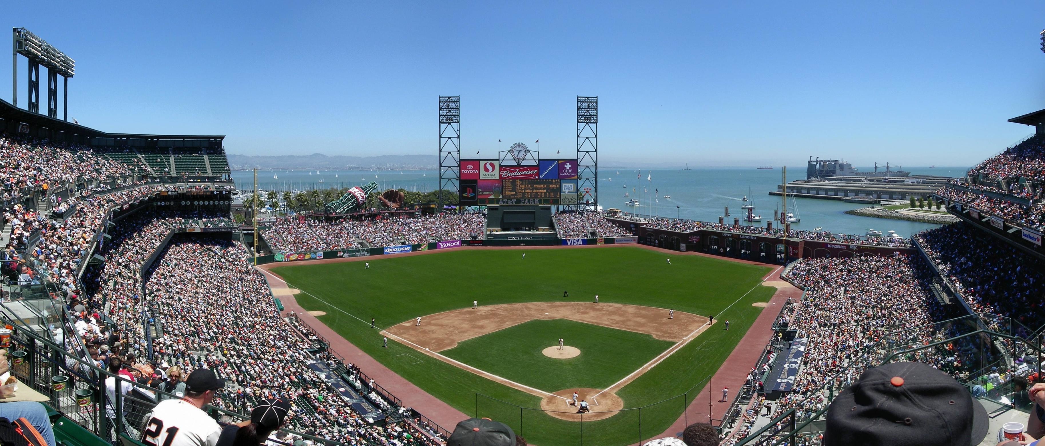 San Francisco Giants Wallpaper 1920x1200, Beautiful - San Fran At&t Park - HD Wallpaper 